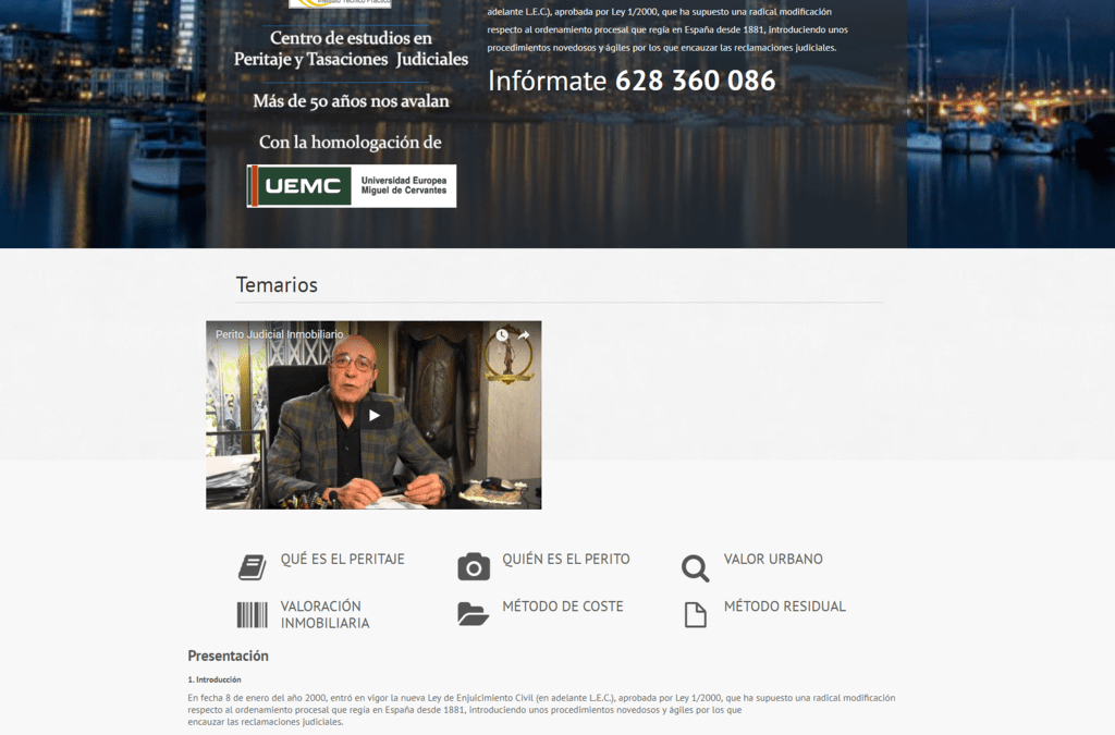 Proyecto Curso Perito Inmobiliario