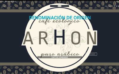 Proyecto página de café de Honduras