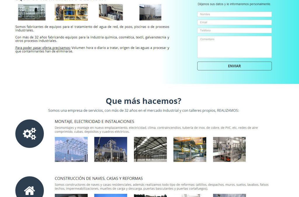 Proyecto de Equipos Tratamientos del Agua