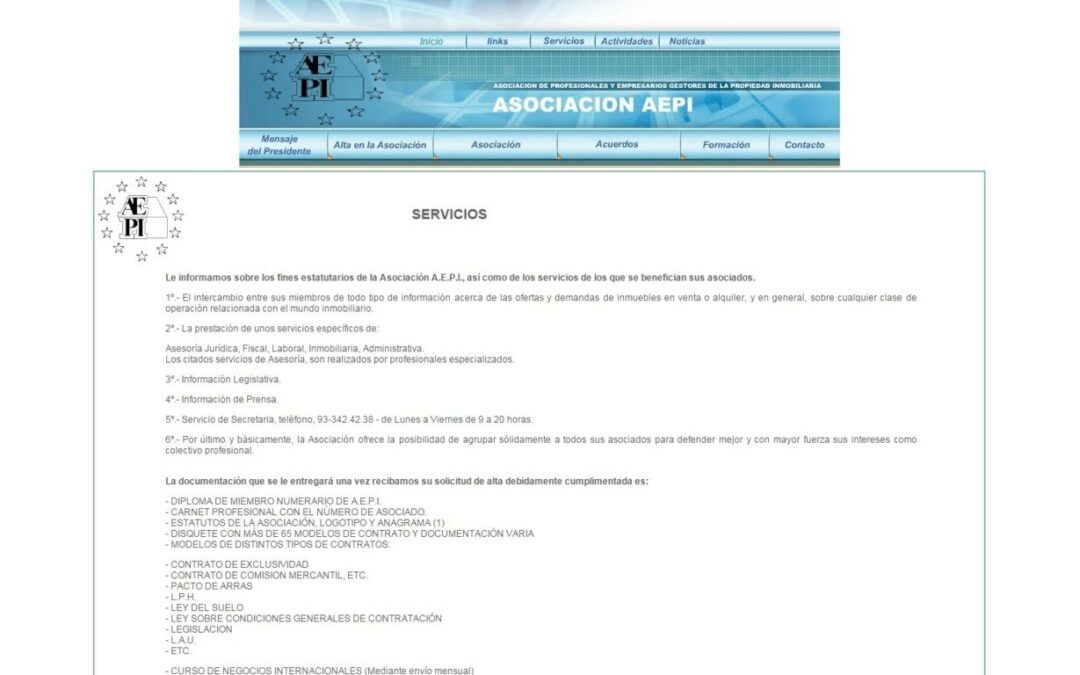 Proyecto de Asociación AEPI