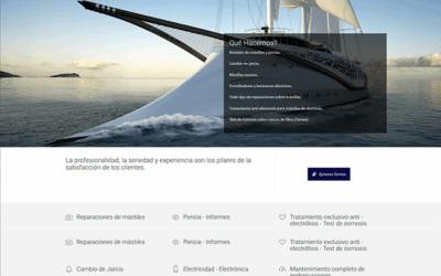 Proyecto de Página web para empresa de naútica