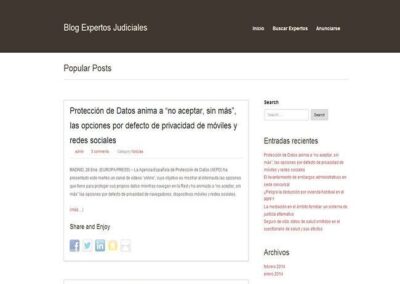 Blog de Expertos Judiciales