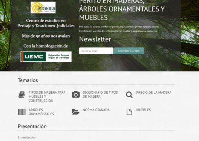 Proyecto de Perito en maderas, arboles y muebles