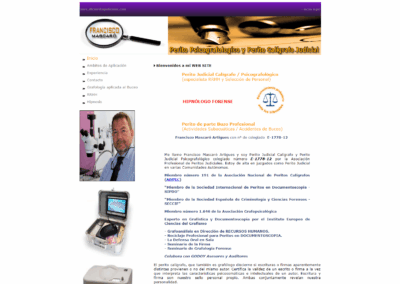 Proyecto Perito Judicial Calígrafo