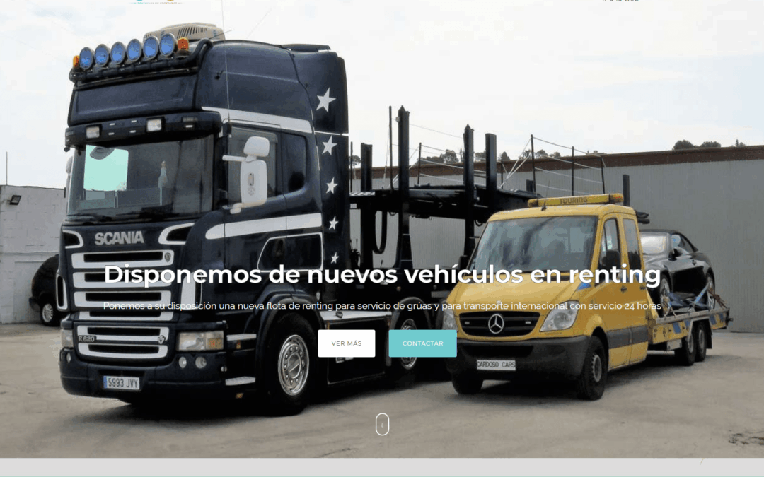 Landing Page para empresa de transportes