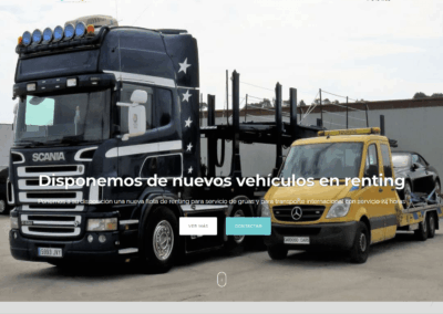 Landing Page para empresa de transportes