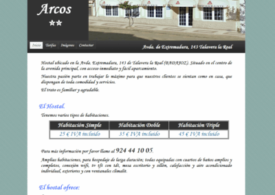 Proyecto web Hostal