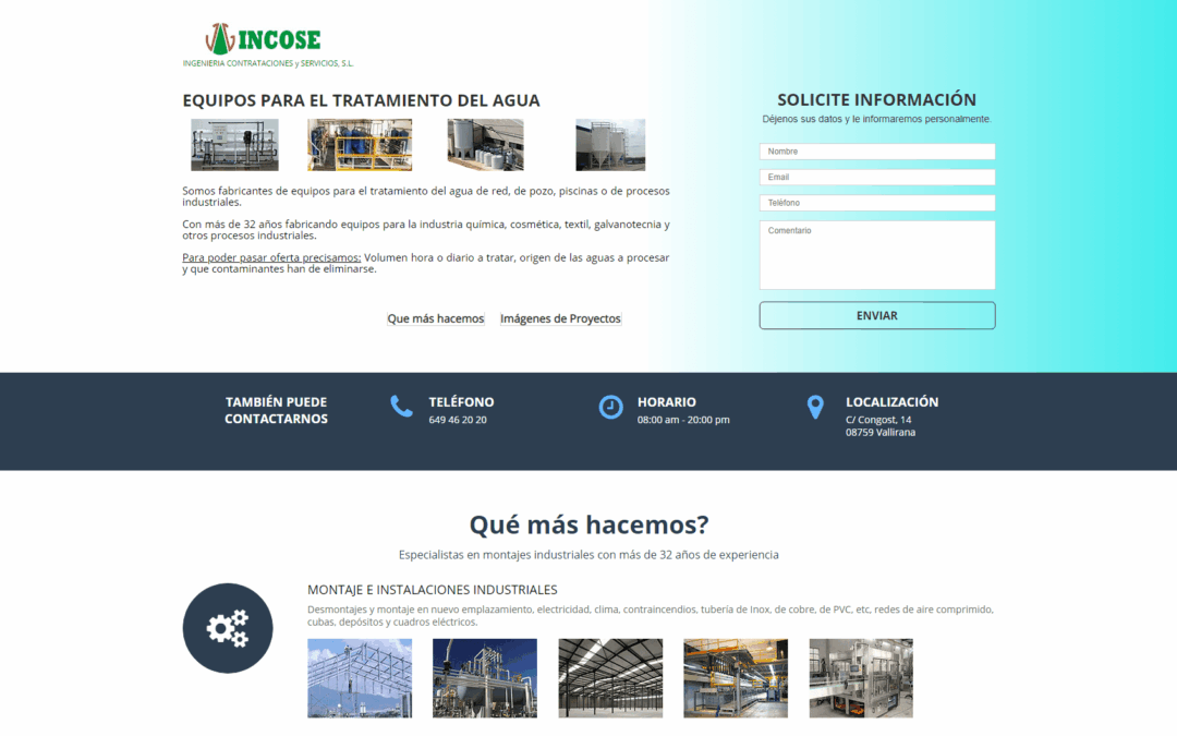 Plantilla email trataimentos de agua