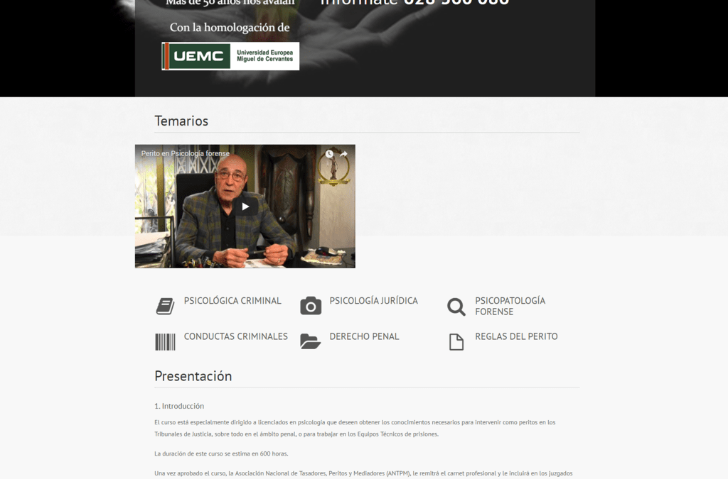 Proyecto del Curso Psicología Forense