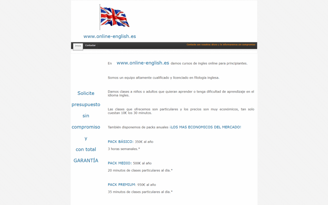 Proyecto clases inglés