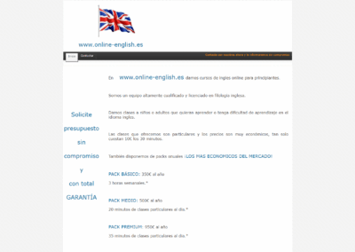 Proyecto clases inglés