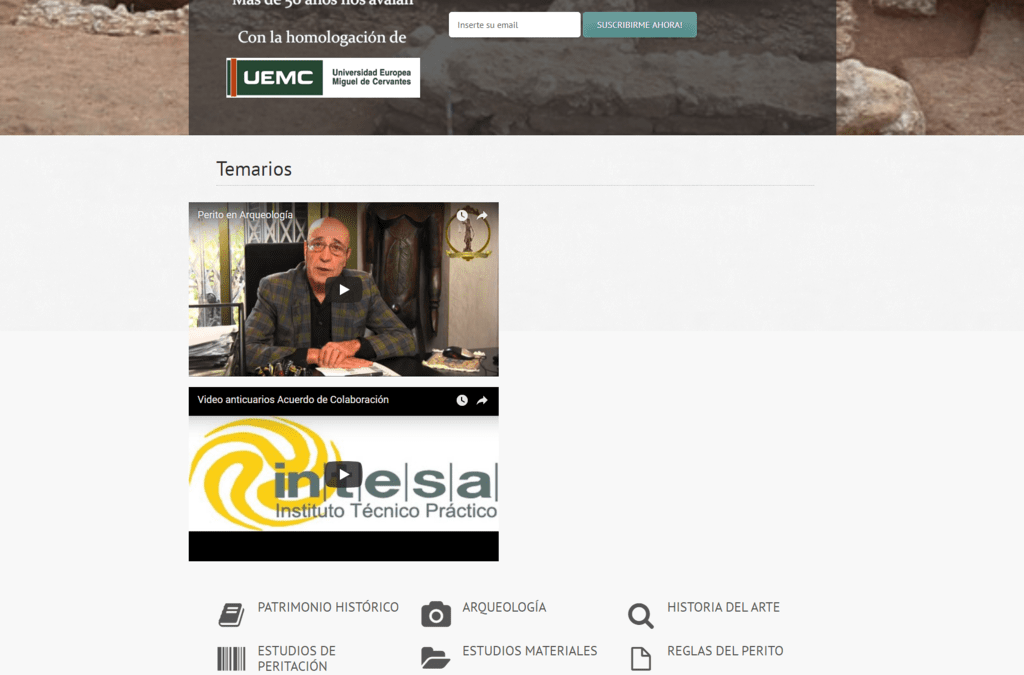 Proyecto Curso Perito en Arqueología