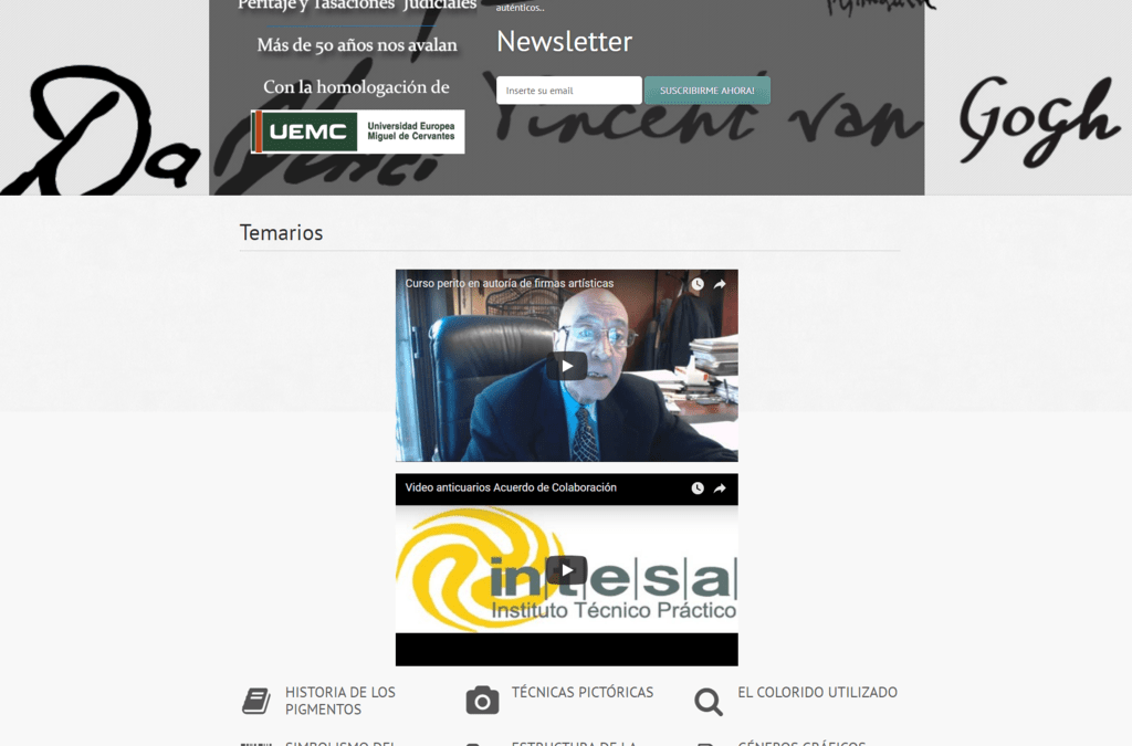 Proyecto Curso Perito en Autoría de Firmas