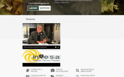 Proyecto de Curso de Perito en Falsificaciones de Arte