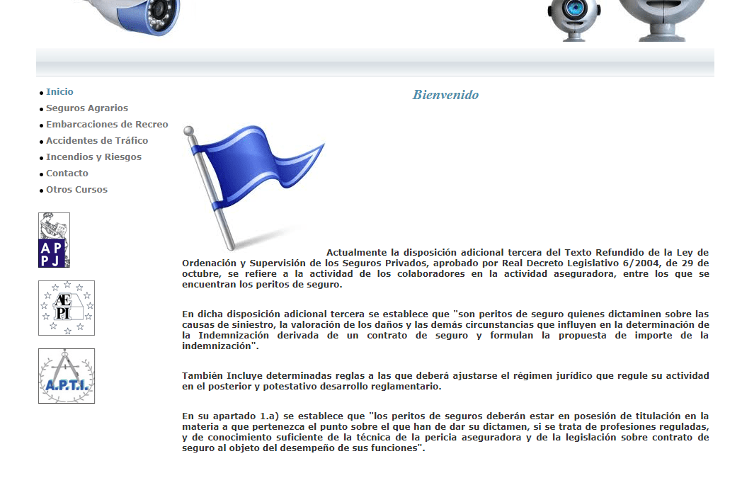 Proyecto web de cursos de seguros