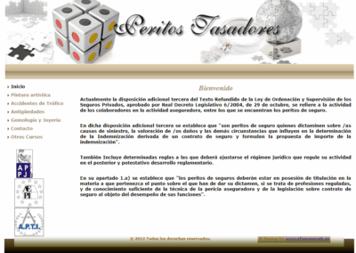 Proyecto web cursos de tasadores