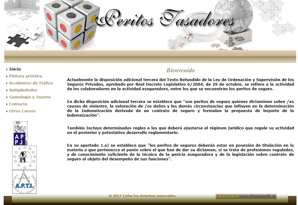 Proyecto web cursos de tasadores