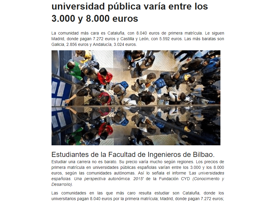 Plantilla email oferta cursos