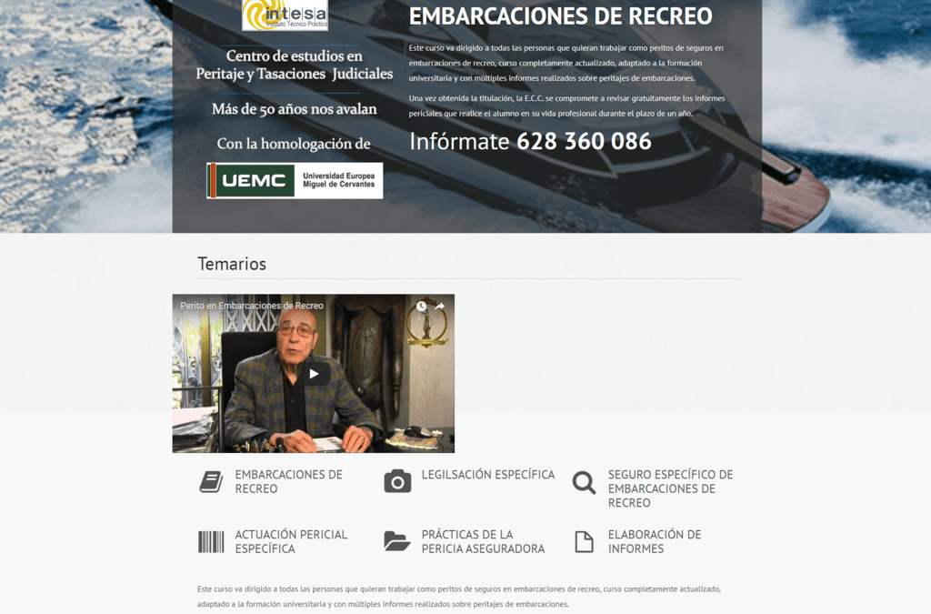 Proyecto Curso de Seguros en Enbarcaciones