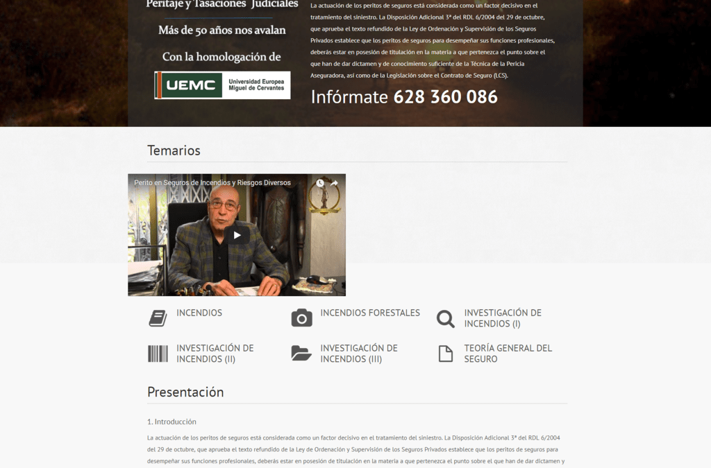 Proyecto Curso Perito en Incendios