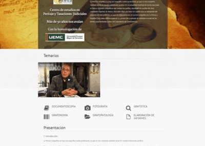 Proyecto Curso Perito Calígrafo