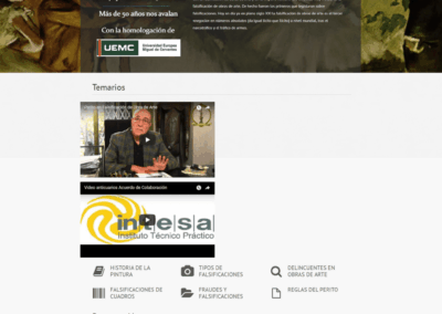 Proyecto de Curso de Perito en Falsificaciones de Arte