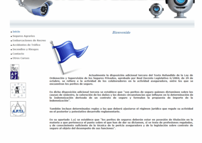 Proyecto web de cursos de seguros