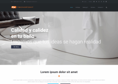 Proyecto Web empresa sanitarios (Panamá)