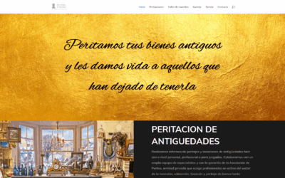 Página web taller restauración de muebles