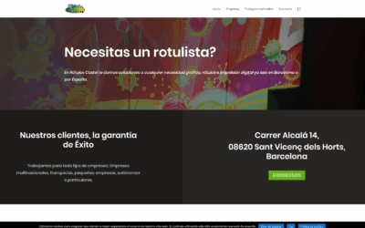 Página web taller rótulos