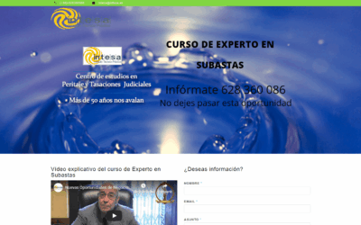 Página web curso de experto en subastas