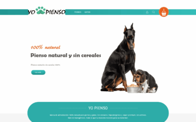 Remodelación tienda online para mascotas