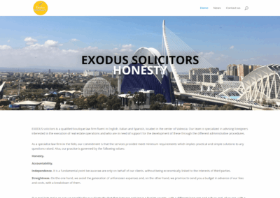 Página web despacho de extranjería