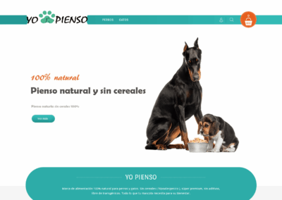 Remodelación tienda online para mascotas