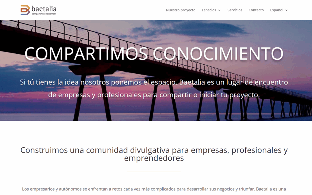 Página web Baetalia