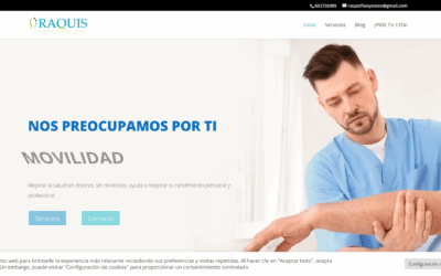 Página web Centro fisioterapia