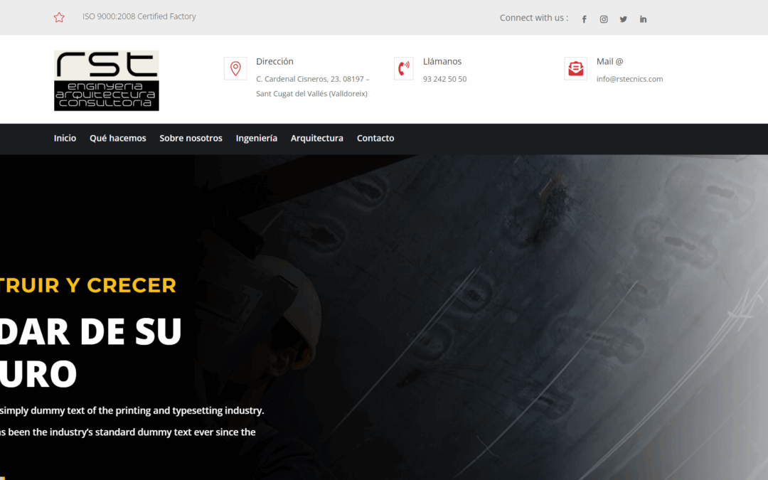 Página web RST
