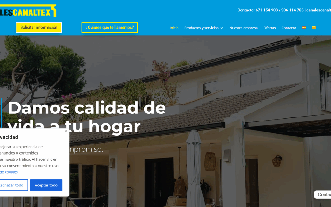 Página web Canaltex
