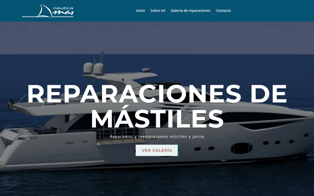 Página web Náutica Mas