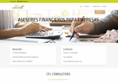 Página web Financiación