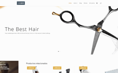Tienda online Peluquería
