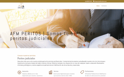 Página web AFM peritos