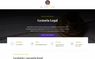 Página web Gestor legal