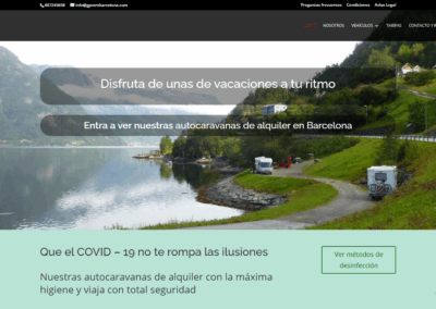 Página web Alquiler