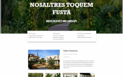 Página web Jardinería NTF