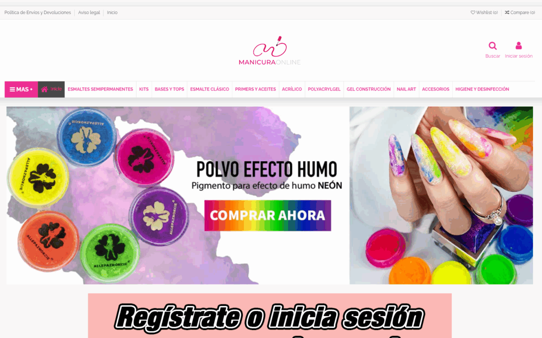 Tienda online cosmética