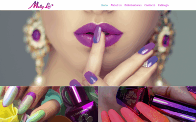 Página web Cosmética