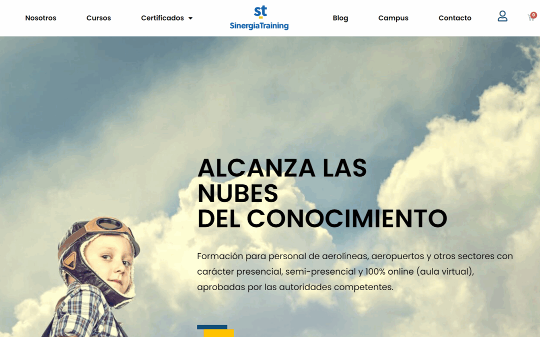 Página web Formación