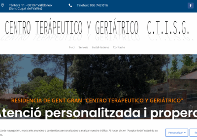 Página web Geriátrico