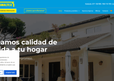 Página web Canaltex